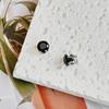 2/4/6/8Pcs Daily Versatile Chic  Ear Jewelry Gifts Accessories Shiny Zircon Magnetic Stud Earrings Set For Women Men