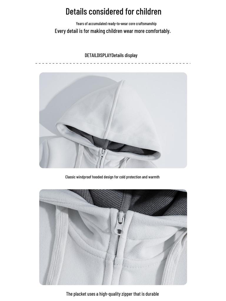 Girls' Slim-Fit Hooded Jacket - Autumn 2025 Fashionable Style for Big Kids