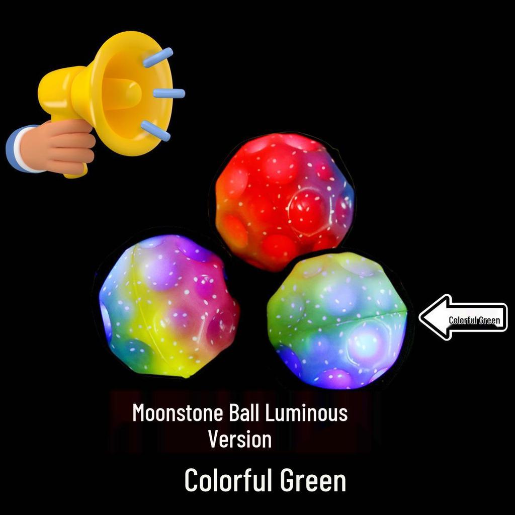 Wysokoelastyczna piłka na nadgarstek: Kamień Księżycowy Siła Reakcji Zabawka PU do Ćwiczeń dla Dzieci