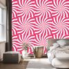 Hippie pink background wallpaper, white and powder pink 50x1000