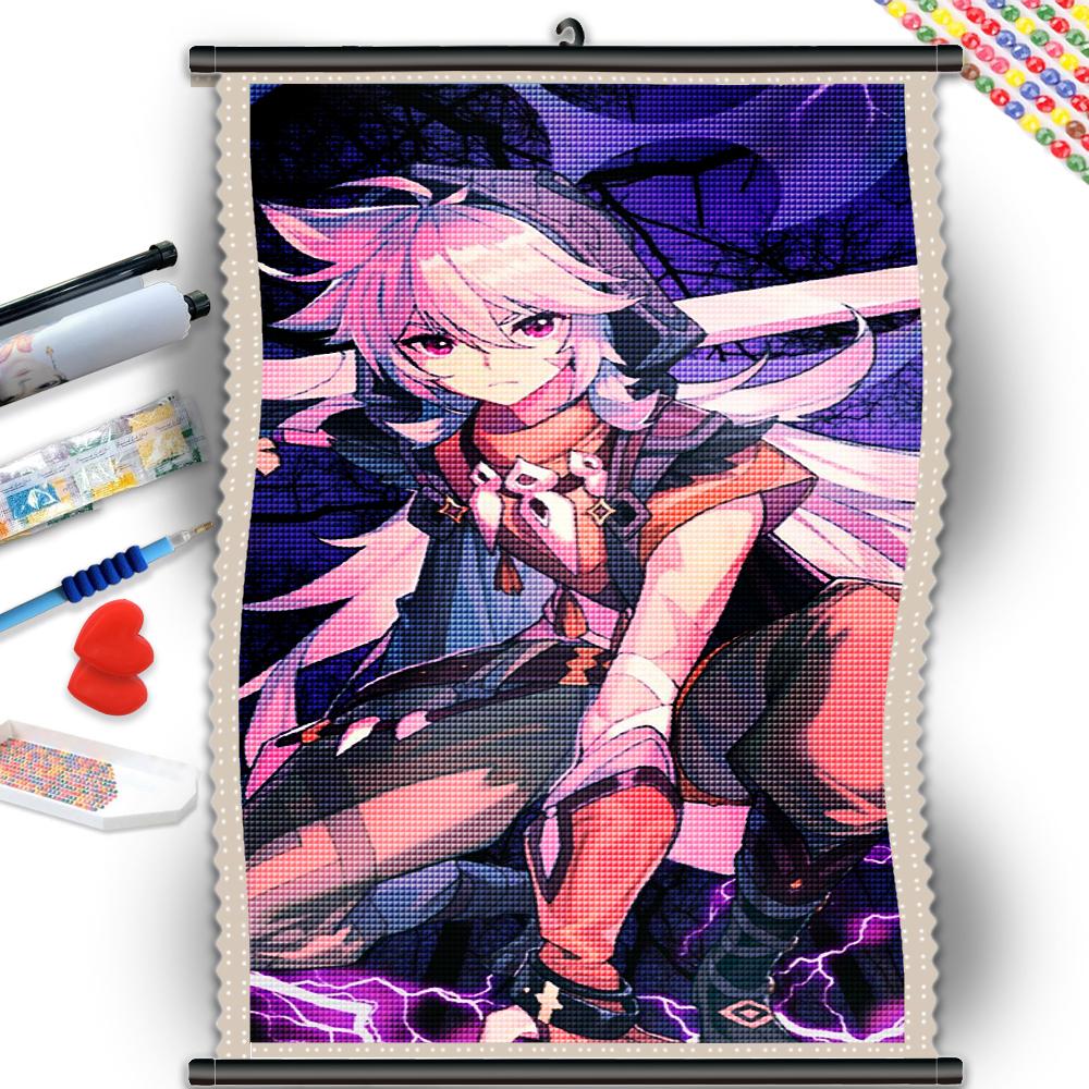 

5D DIY Рамка Алмазные Стразы Картины Аниме Девушка Алмазная Мозаика Портрет Вышивка Ночной Ремесленный Комплект Украшения Дома