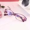 Flower Printed Elderly Reading Eyewear PC Anti Blu-ray Eyewear  Mother's Day