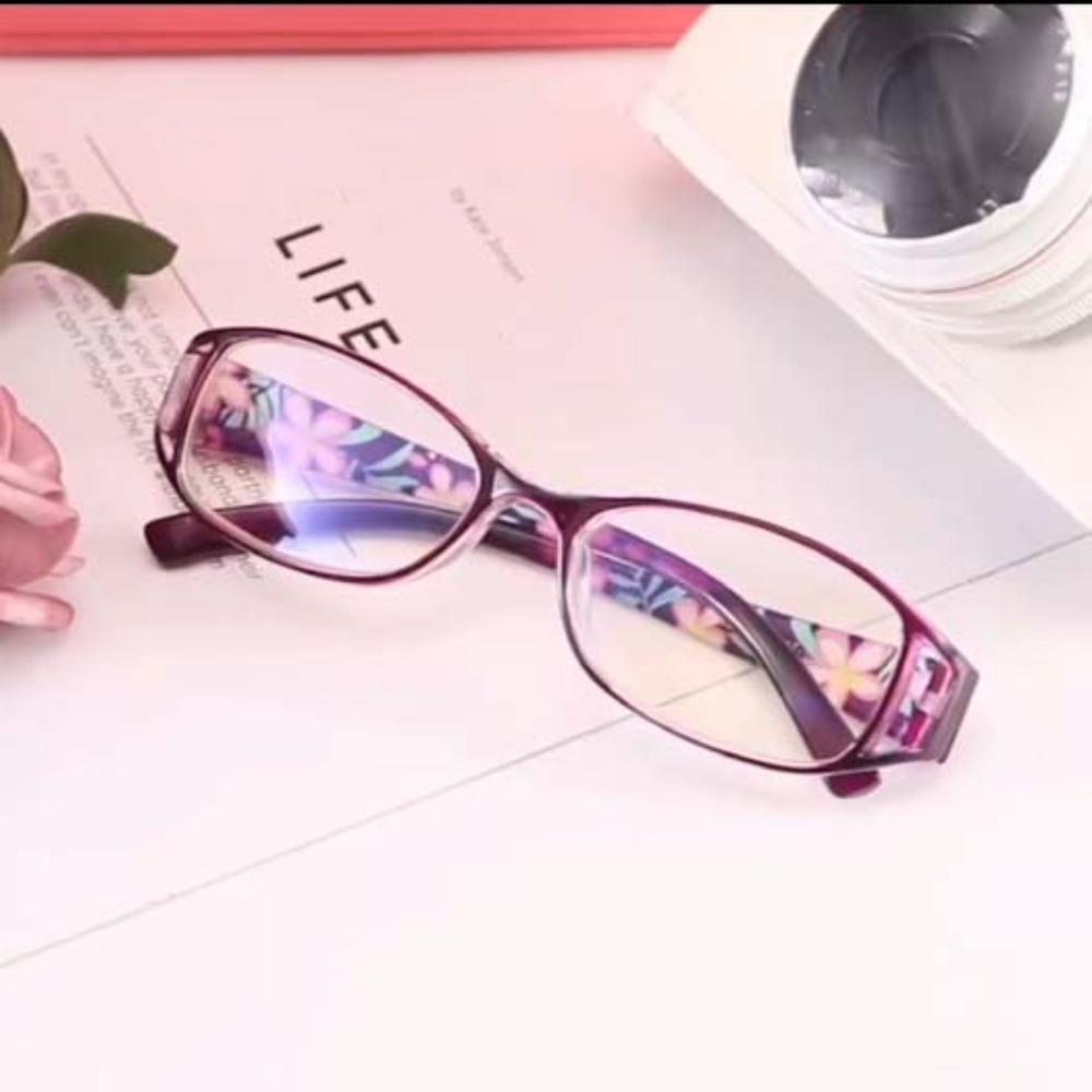 Flower Printed Elderly Reading Eyewear PC Anti Blu-ray Eyewear  Mother's Day