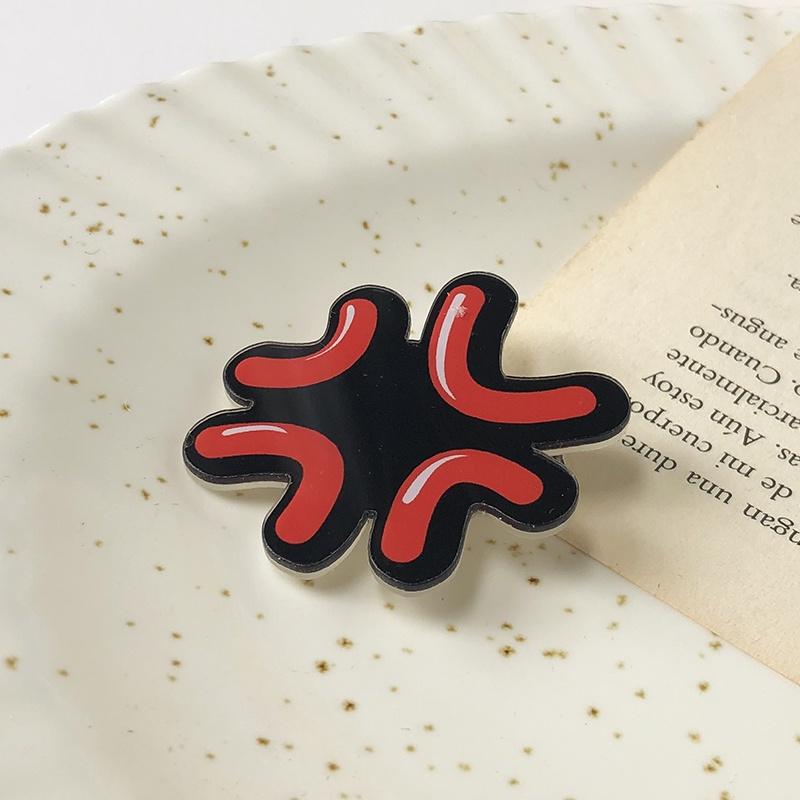 

Funny Hair Clip Network Emoji hairpin Side Clip Water Drop Bangs Hairpin Cute Expression Pack Hair Accessories