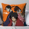 Vintage Samurai Champloo Anime Pillow Case Fashion Square Pillowcase Bedroom Sofa Room Ins Decoration Leisure