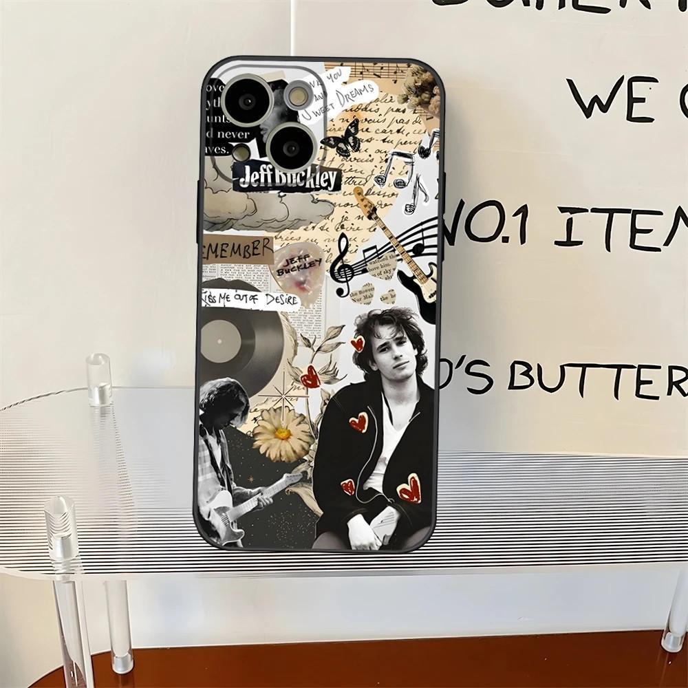 Apple IPhone15ProMax Mobile Phone Case Jeff Buckley Singer Mobile Phone Case Is Painted and Anti-drop.