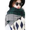 Šátek Thousand Birds Plaid Imitace kašmíru Plaid Color Look, oboustranný kostkovaný velký šál pro ženy