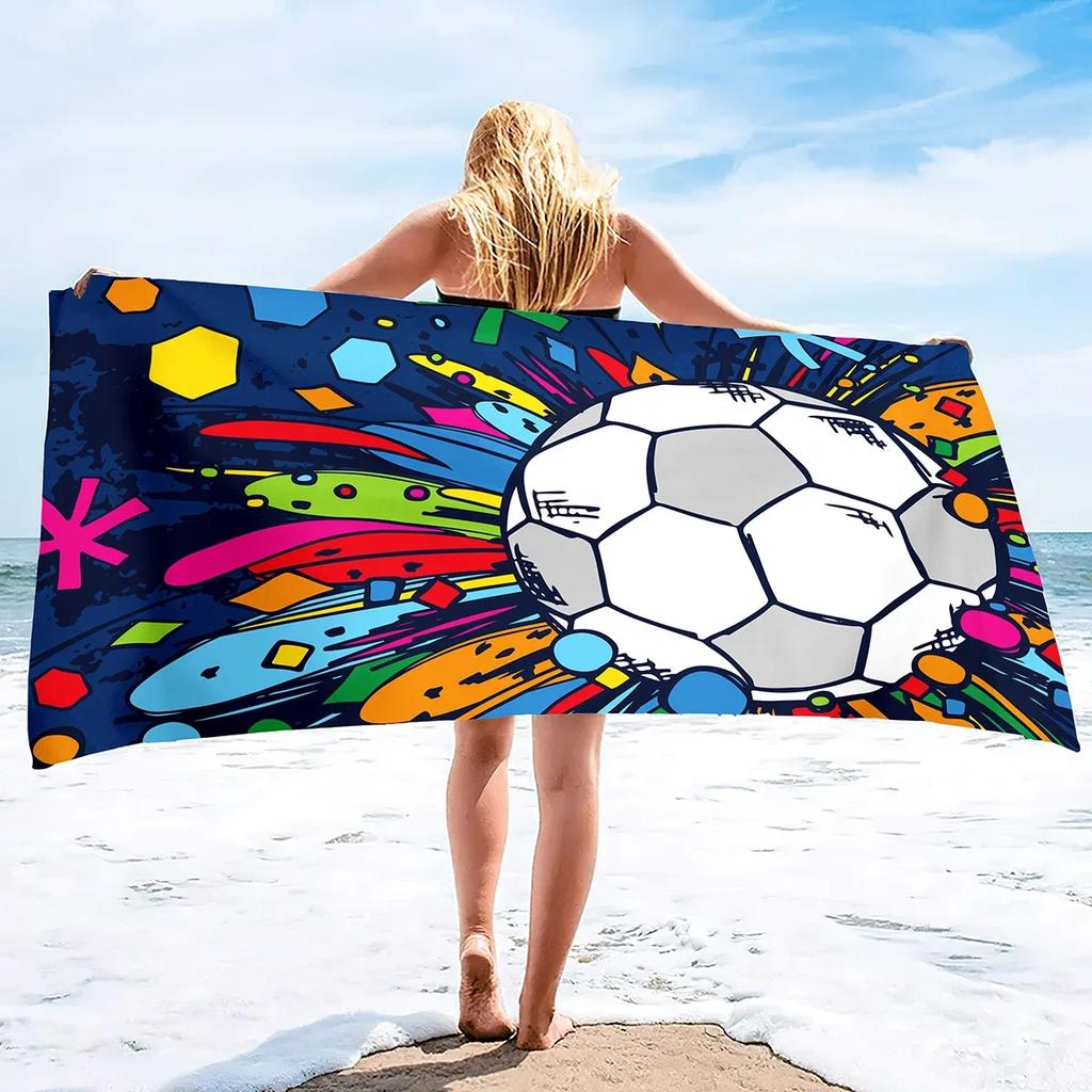 Large Beach Towel for Adults Quick Dry Beach Towel Comfortable Soft Towels Summer Swim Towel for Bathroom Spa Gym Yoga Beach