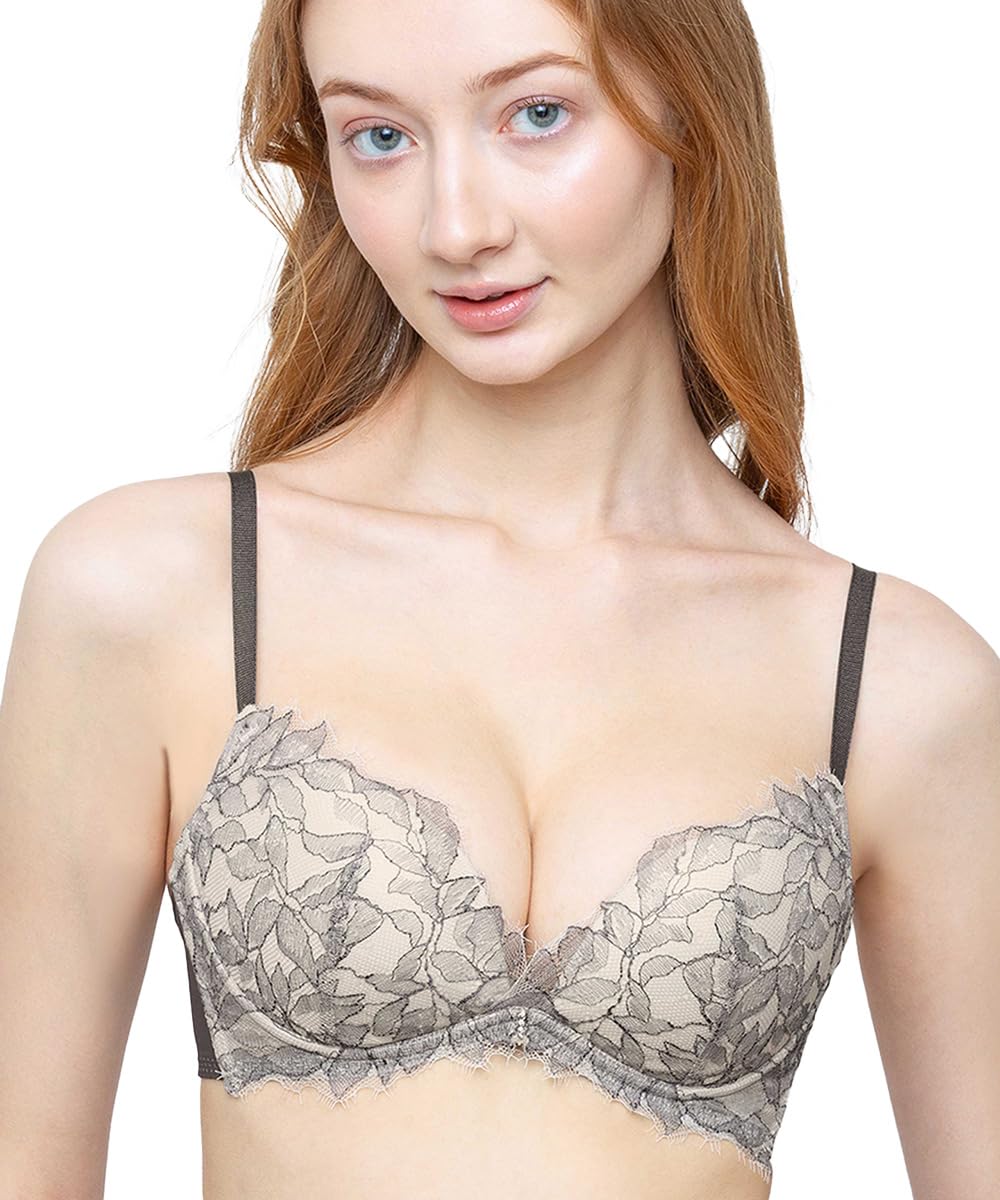 

бюстгальтер, создающий высокие подмышки для похудения, подходит для больших размеров от A до G Bragenic высокие подмышки для похудения Бюстгальтер BMI355 GY B75 [Amphi]