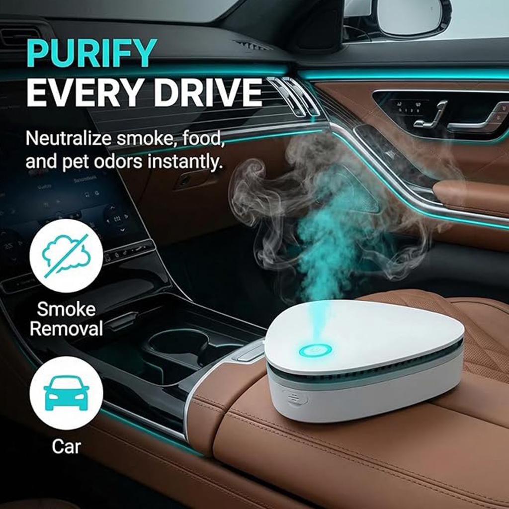 Přenosný osvěžovač vzduchu, Osvěžovač zápachu, Dobíjecí osvěžovač vzduchu, Vhodný do aut, skříní, ledniček, botníků, kanceláří a malých prostor