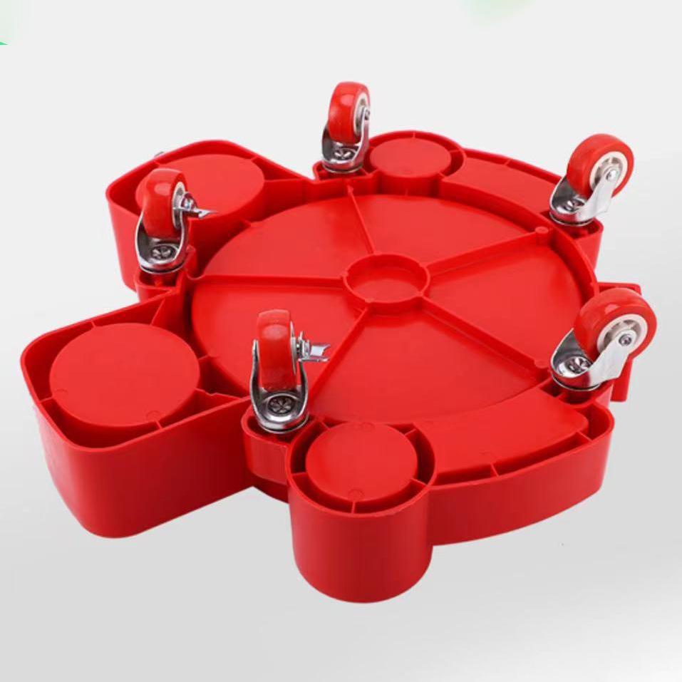 Car Wash Bucket Base with Integrated Pulley - Non-slip, Multi-use