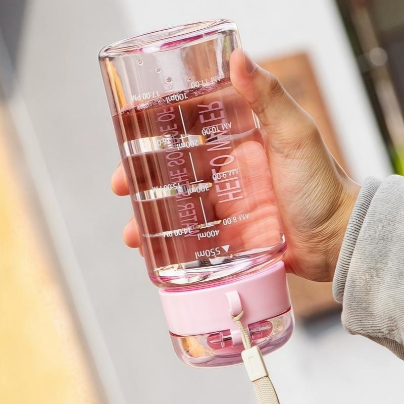 550ml Large Capacity Sports Water Cup, Easy To Drink, Meets All Day Hydration Needs, For Outdoor Fitness Enthusiasts