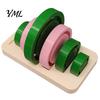 Pottery Class Practice Equipment Foot Ring Tools Set, 6 Sizes Clay Base Aligner Templates, Slab Forming Molds Shaping for Ceramic Mugs Bowls