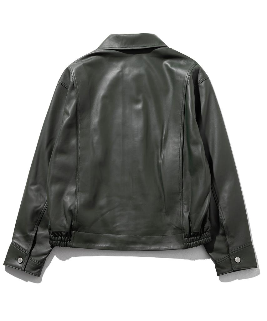 Massnoun Lambskin Oversized Bomber Leather Jacket Mftlj001-Ov