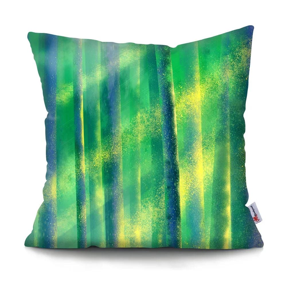 Psychedelic Forest Cushion Cover Home Decor Bedroom Pillowcase Car Sofa