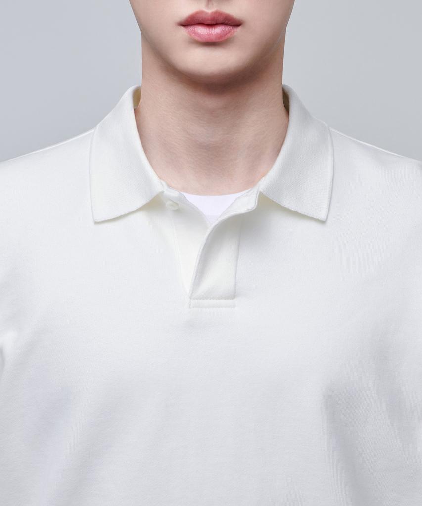 Musinsa Standard Oversized Collared Sweatshirt [Cream]