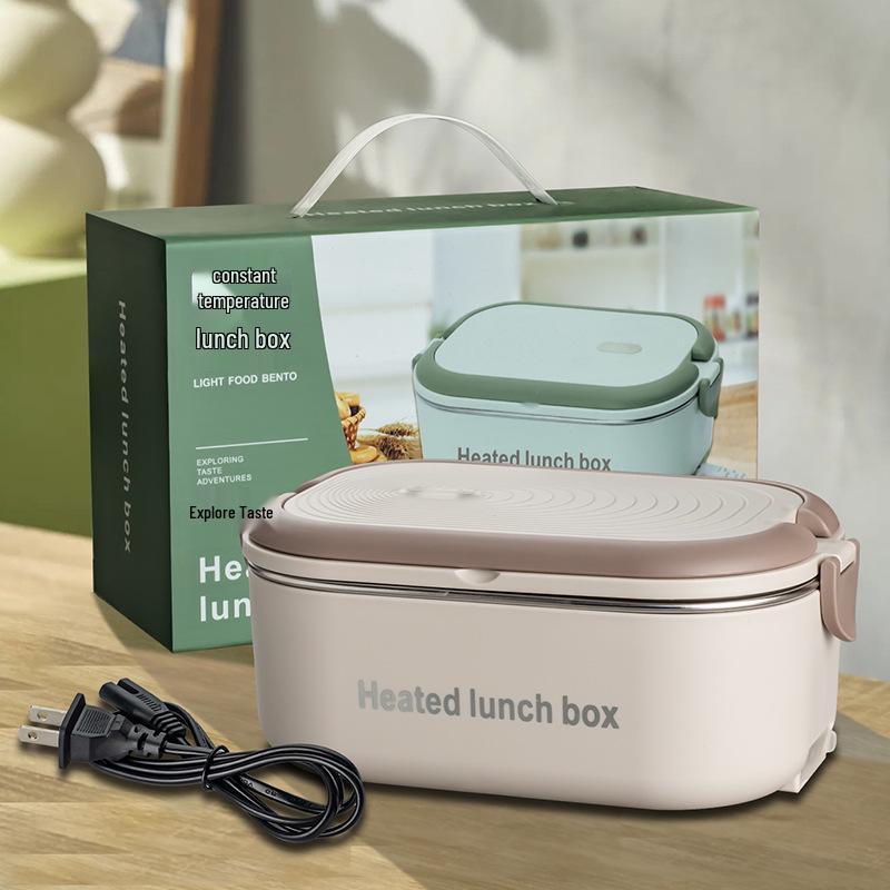 

Портативный электрический ланч-бокс из нержавеющей стали - Без воды, Изолированный, Идеальный для офисных работников и студентов