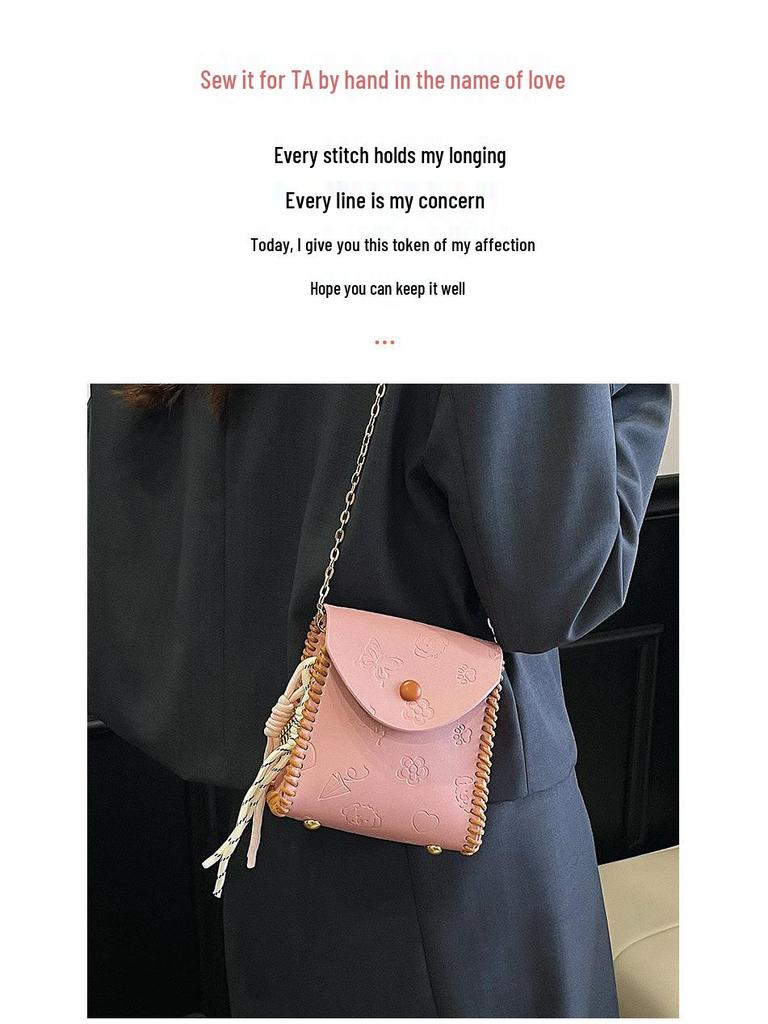 Zestaw DIY Kolorowy Mini Portfelik na Monety i Telefon Torba Crossbody dla Kobiet