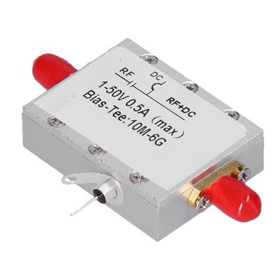 Moduł Bias Tee Zasilanie Koaksjalne Niskie Tłumienie Wprowadzeniowe Blokada RF DC Akcesorium 10MHz‑6GHz