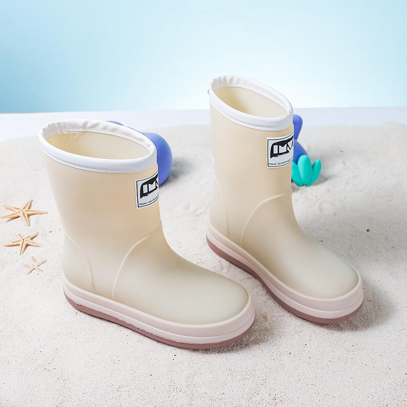 

Fashion Classic Children s Shoes PVC Rubber Kids Baby Cartoon Shoes Long Tube Water Shoes Waterproof Rain Boots Toddler Girl Rainboots 345-350