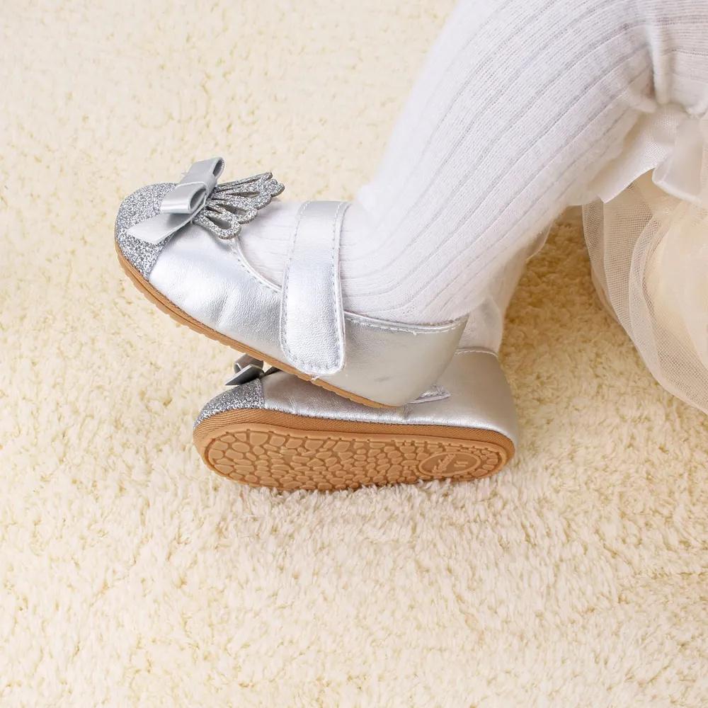 Baby Prinzessin Schuhe Weiche Sohle Kleinkind Laufschuhe Klettverschluss Bequem Flexibel Rutschfeste Sohle Säuglingsschuhe