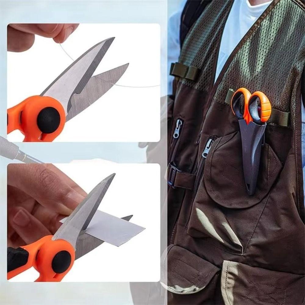 High Carbon Steel Scissors Hand Tool Electrician Scissors Fishing Scissor  Fishing Tool