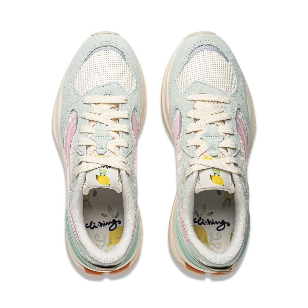 Li Ning Zhongning M1000 Cushioning Slip Resistant Abrasion Resistant Breathable Support Rebound Low top Casual Shoes AGCU078-13
