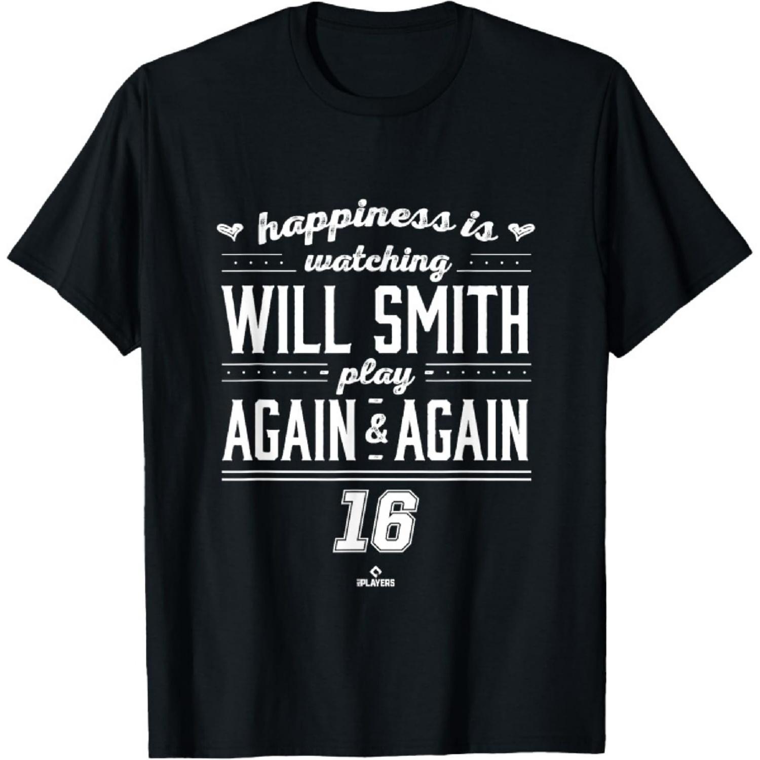 

Happiness is Watching Will Smith T-Shirt XXXXXL чорний