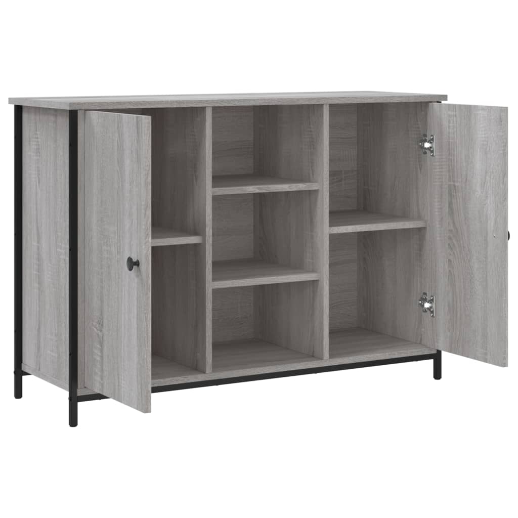 Sideboard Gray Sonoma 100x35x70 Cm Particleboard
