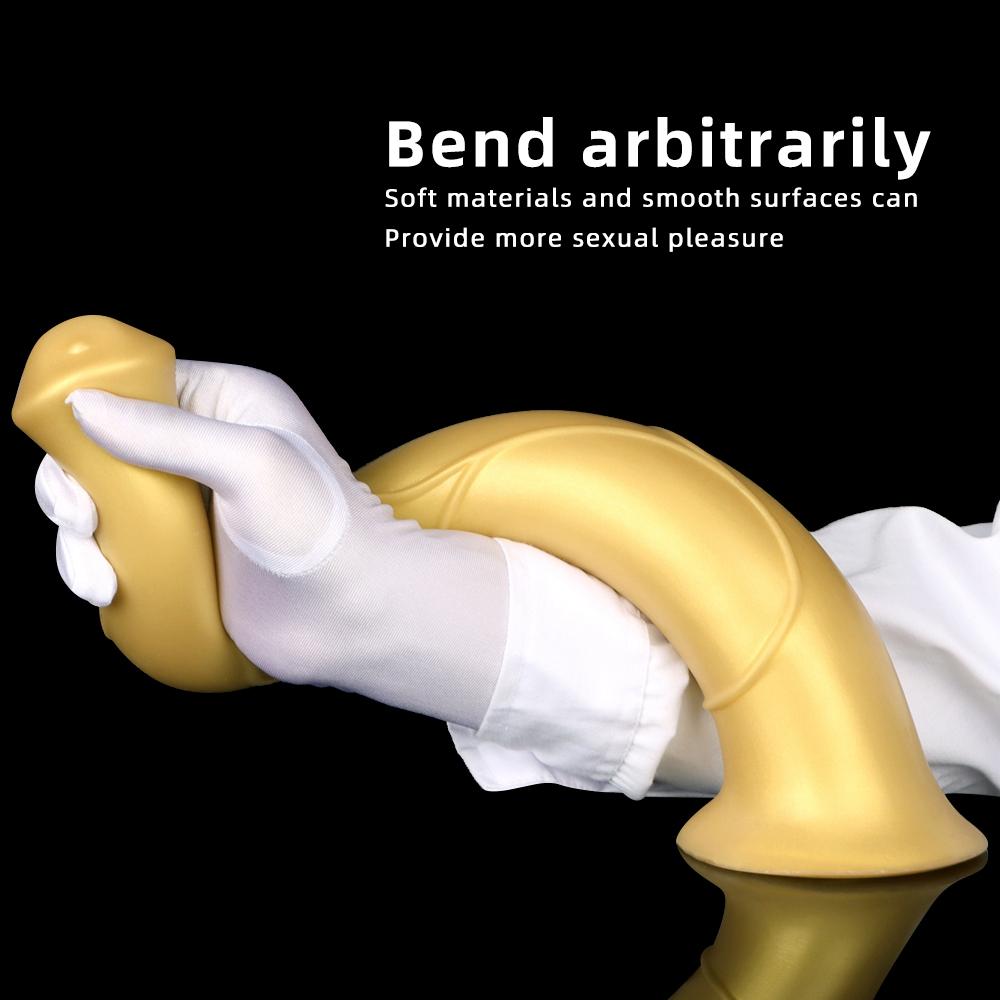 40cm Realistic Long Animal Horse Dildos For Women Lesbian Anal Big Huge Suction Cup Dildo Strap On Penis Adults Erotic Sex Toys