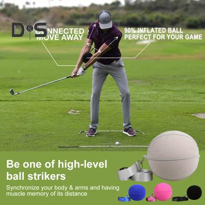 Golf Grip Trainer for Improve Swing Skills Golf Wrist Training Aid PVC Fabric Impact Golf Balls Golf Posture Correcting Tool