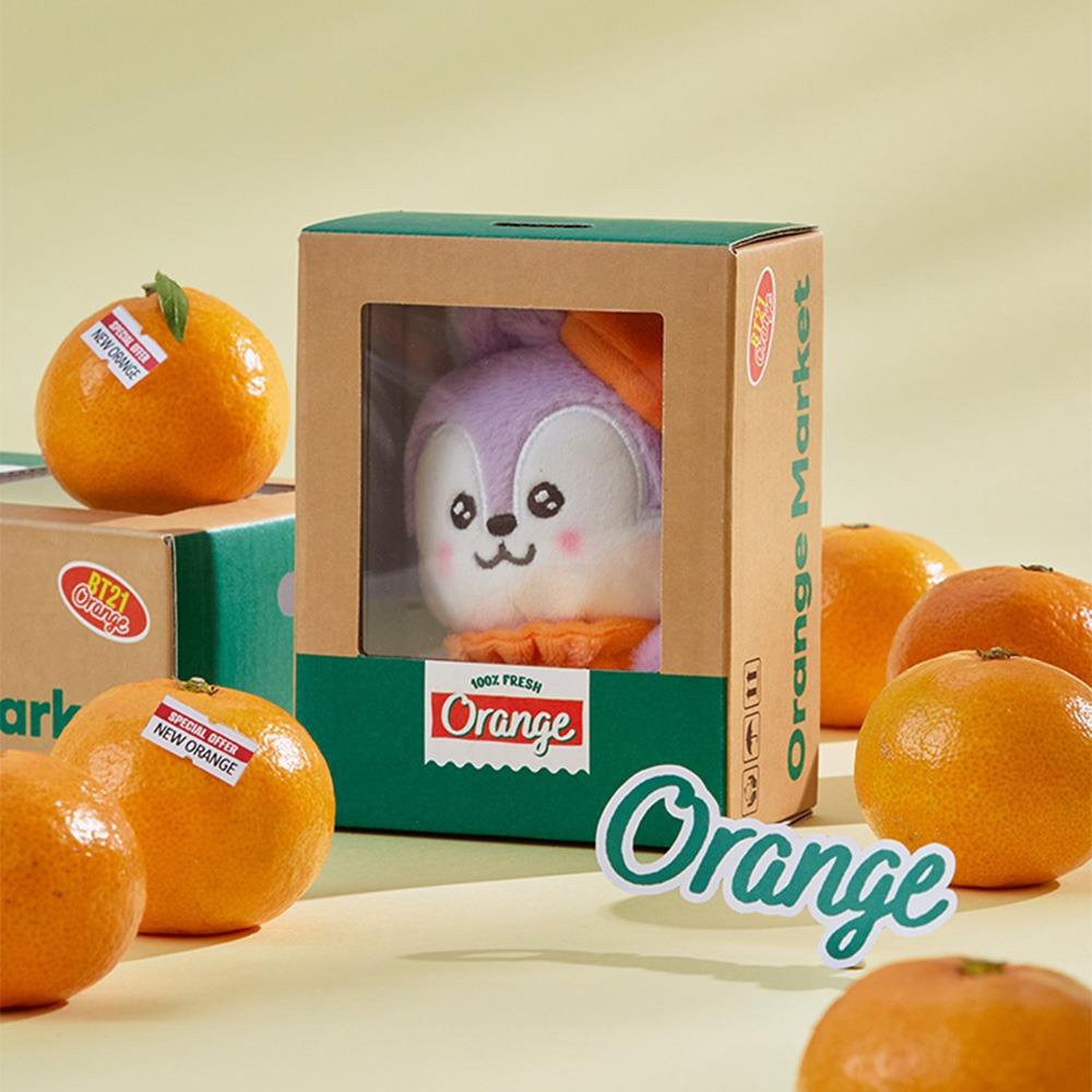 BT21 MANG Baby Orange Party Small Plush Doll