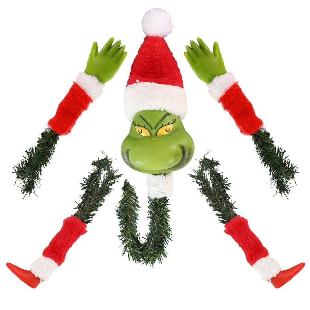 Grinch Christmas Tree Ornaments Christmas Tree Hanging Decorations Classic Decor Made of latex