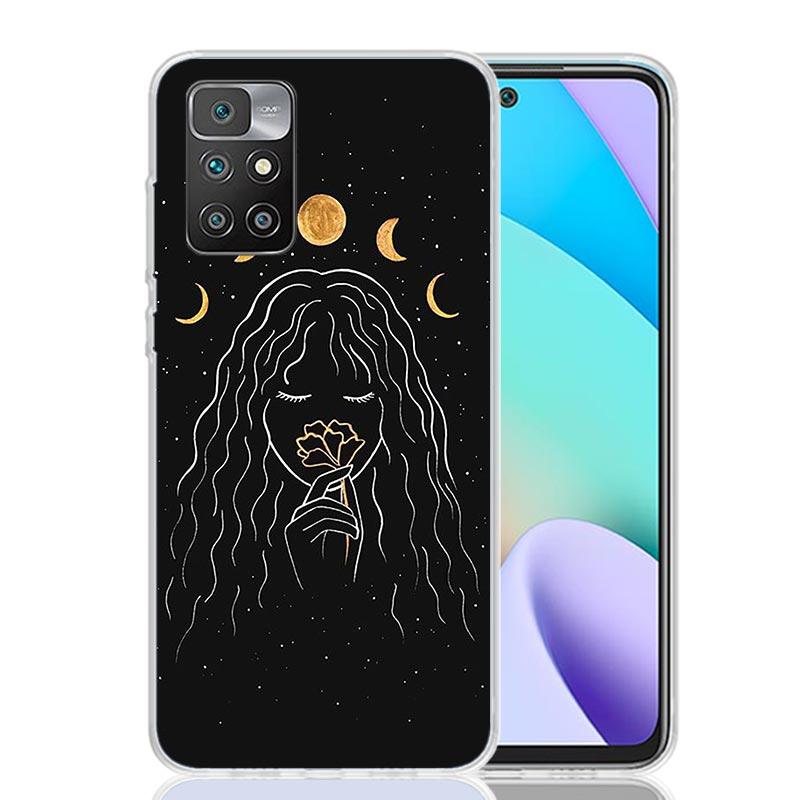 Witches Moon Tarot Mystery Totem Phone Case For Xiaomi Redmi 12C 13C 14C 12 13 10 10A 10C 9 9A 9C 9T 8 8A 7 7A 6 6A K70 K60 K40