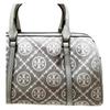 Tory Burch T Monogram Multifunctional Cylinder Bag Women Shoulder Bag Gray 178741-020