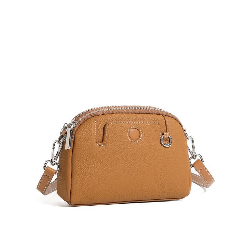 Leather Women'S Bag Fashion Mini Change Bag Mother Bag First Layer Cowhide Single Shoulder Versatile Messenger Women'S Bag