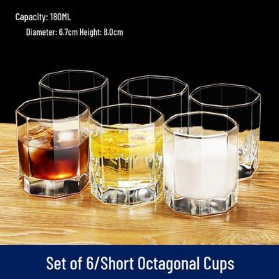 ZISIZ Heat-Resistant Thickened Glass Cup
