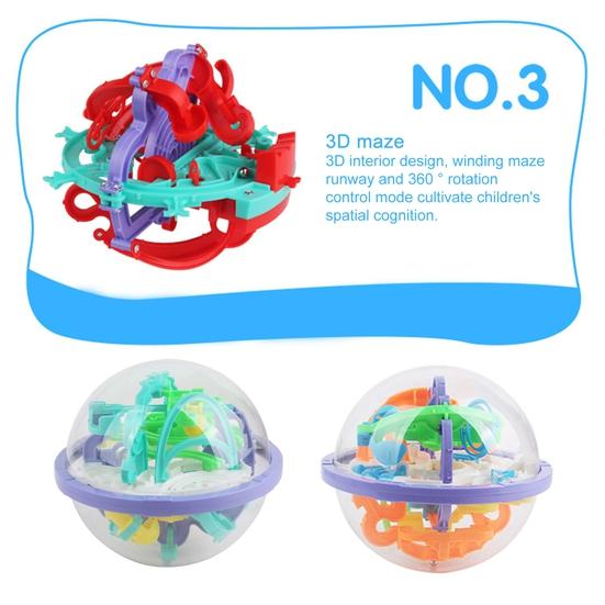 Space Maze Ball Develop Ability Observation Space 3D Plastic Ball Bearing Maze Game