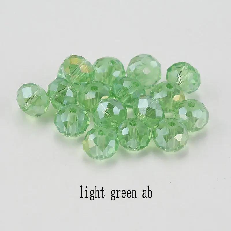 4mm glass beads plated Color faceted round crystal beads Jewelry beads for bracelet necklace Jewelry making DIY 150pcs