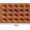 20 Holes Walnuts Nuts Shape Silicone Chocolate Moulds Fondant Pudding Mold Household DIY Cake Baking Tools