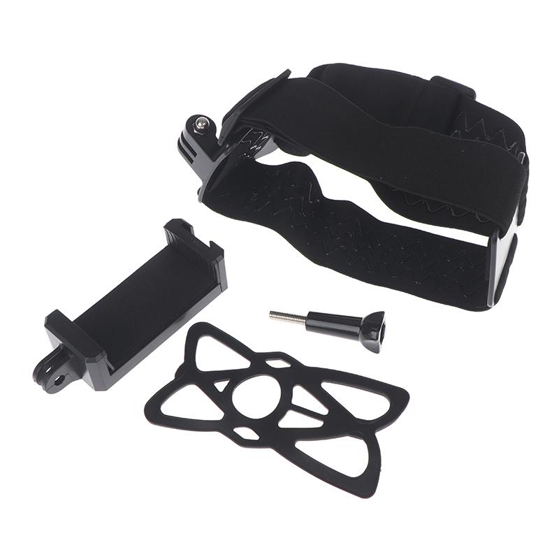 Kopfmontierter Handyhalter First-Person Video Live Stirnband Körperhalterung Für Handy Smartphones Action-Kamera