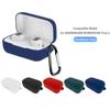 Earphone Case Dust-proof Bluetooth-compatible Earbuds Soft Silicone Cover with Carabiner for SENNHEISER MOMENTUM True 2
