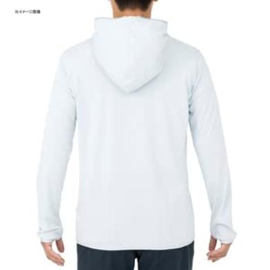 SHIMANO Sun Protection Zip Up Parka M Light Blue