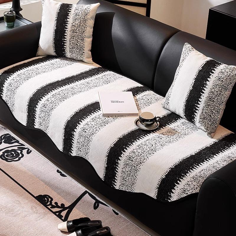 Light Luxury Special-Shaped Sofa Cushion, Universal In All Seasons, High-End Non-Slip Seat Cushion, Irregular Curved Straight Row Sofa Cover