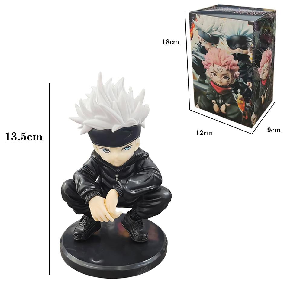14cm Jujutsu Kaisen Anime Figure Style Satoru Gojo Action Lord Curse Sukuna Figurine Collection Model Doll Toys 3 of the Poseable Articulated Scale
