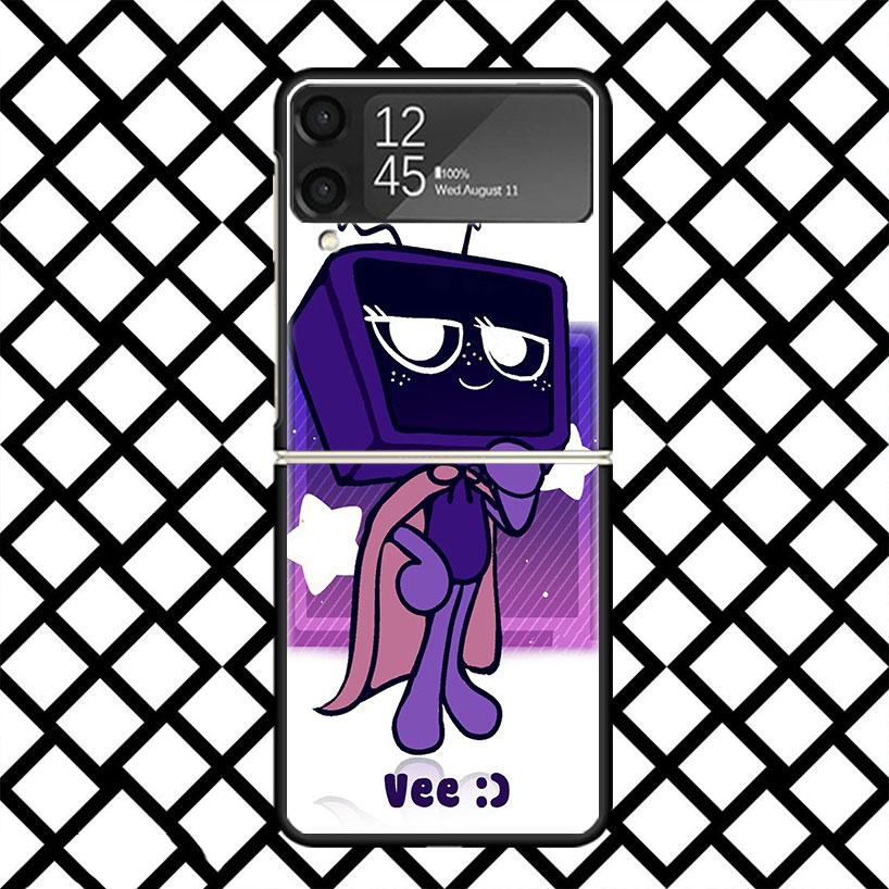 Game Dandys World Phone Case For Samsung Z Flip 7 6 5 4 3 Galaxy ZFLIP7 ZFlip6 5G Flip5 Flip4 Flip3 5g Black Hard Cover