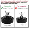 2 Pcs Rubber Gasket Replacement Part Seal O-Ring for Nutri Ninja Blender BN751 BN801 BN801C BN401 BN805A BL480 BL642 TB301 TB401 SS101 SS151 SS351