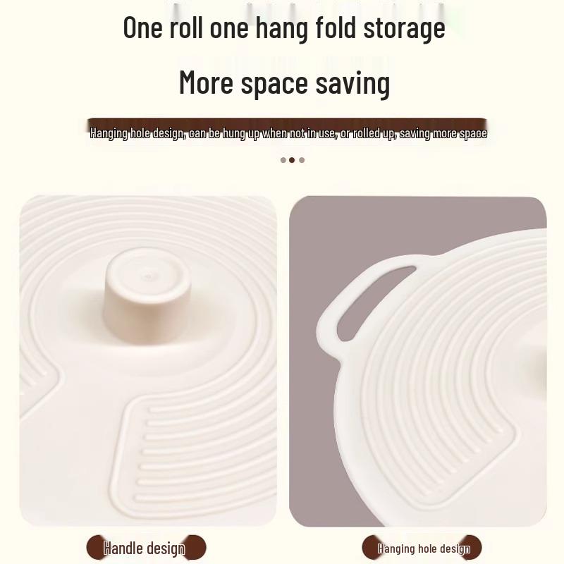 Silicone Fresh-Keeping Pot and Bowl Lid - Spill-Proof, Dustproof, and Sealing for Refrigerator Use