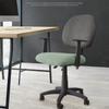 Jacquard Computer Chair Cover T -Shaped Elastic Spandex Stretchy Dining Chair Covers For Office Home Anti -Dirty Removable Round Seat Slipcovers
