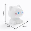 6Pcs/set Cartoon Mini Pet Cat Miniatures Resin Animal Ornament Fairy Garden Decoration Moss Terrarium Micro Landscape